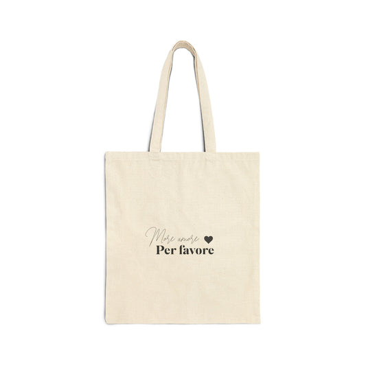 Cotton Canvas Tote Bag